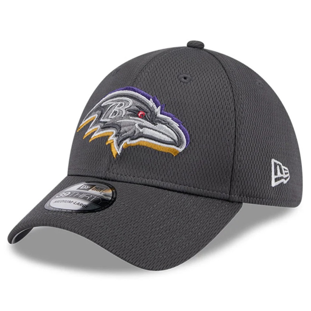 NWT New Era Men's Baltimore Ravens 2024 NFL Draft 39THIRTY Flex Hat